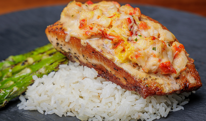 Lobster-Crusted-Salmon